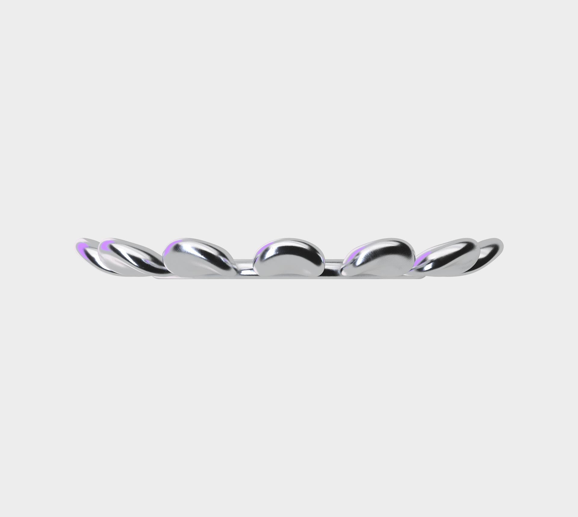 cock ring en argent ou bronze blanc