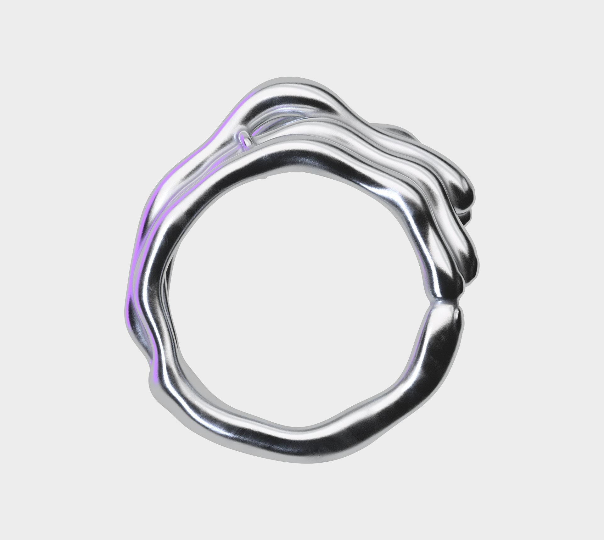cockring en bronze métal luxe